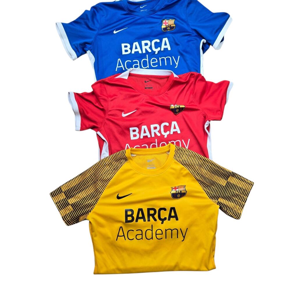 Nike Womens Small Barca Academy Shirt. 19 Columbus . Lot‎ Of 3